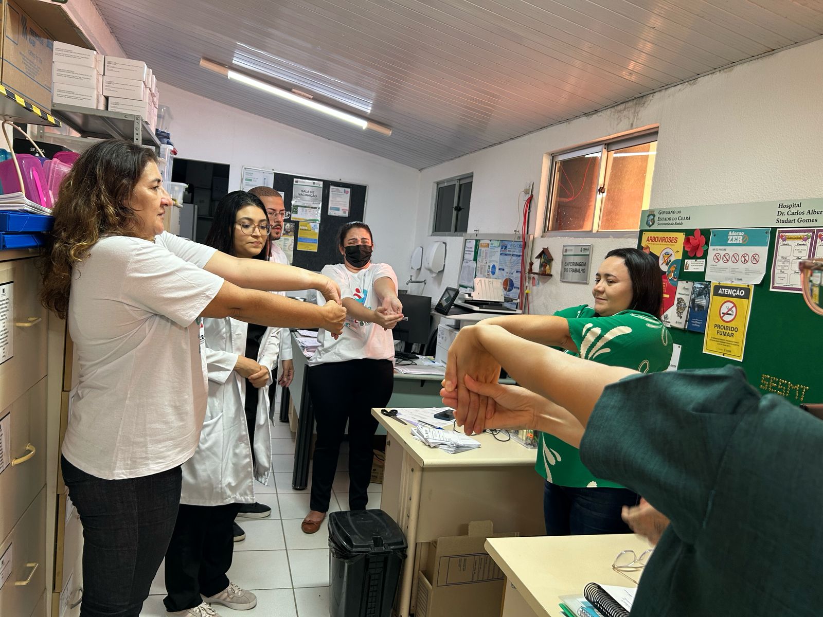 Abril Verde: Hospital de Messejana promove ações voltadas à saúde do trabalhador