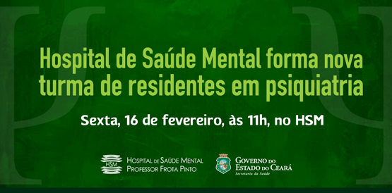 Formatura de residentes do Hospital de Saúde Mental é nesta sexta, dia 16