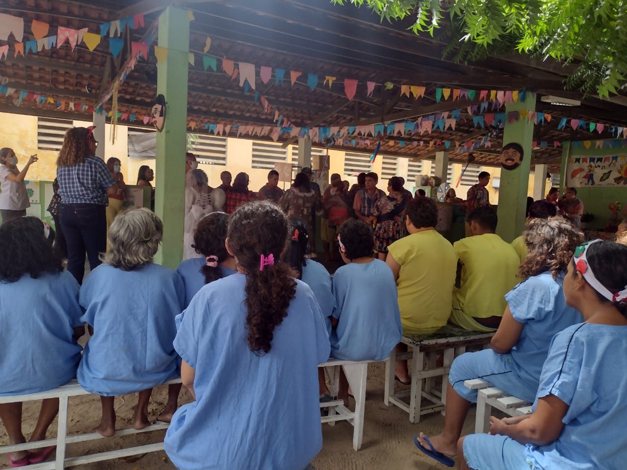 Pacientes internados no HSM participam de festa junina