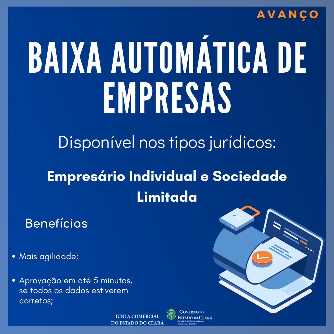 Baixa de empresas poderá ser feita de forma automática