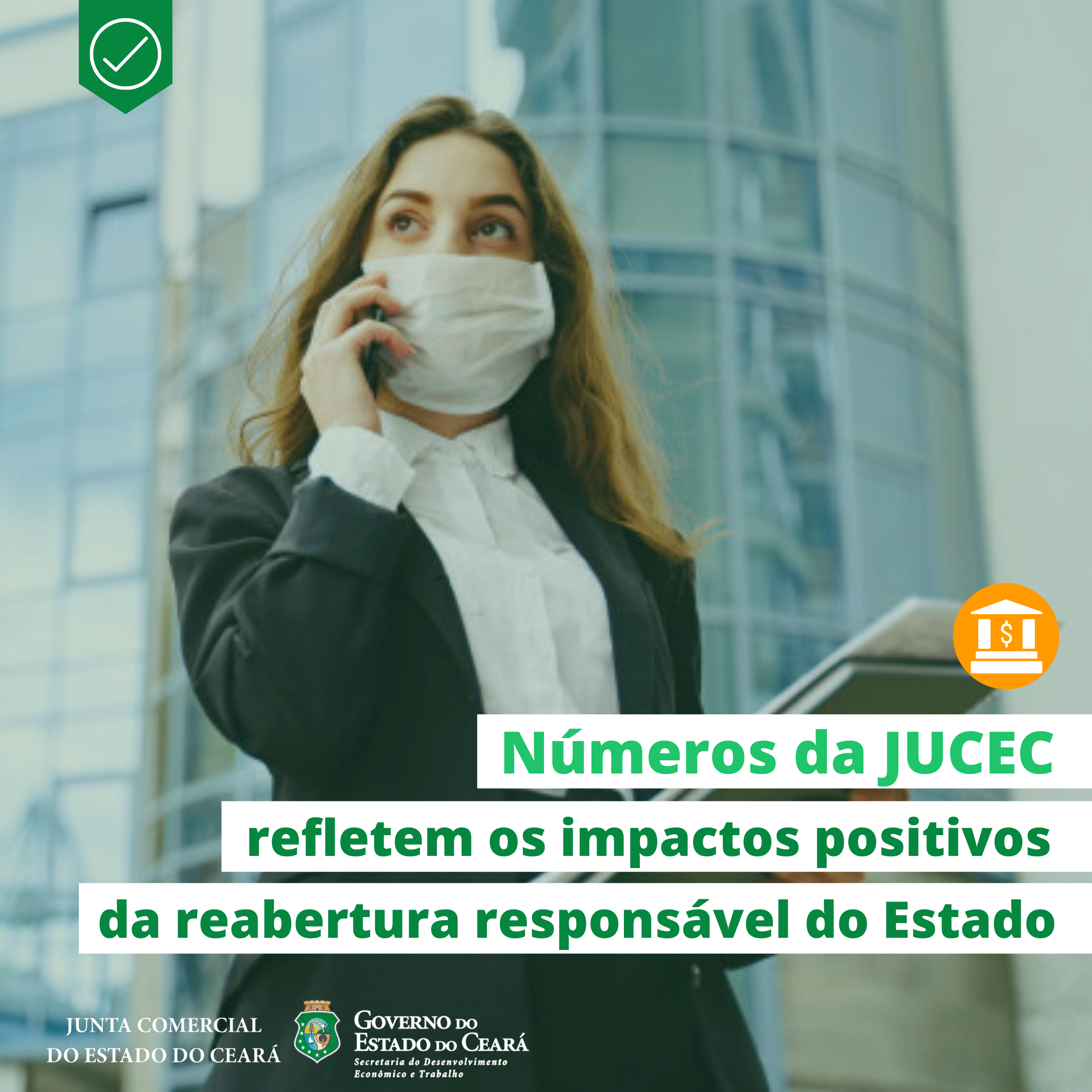 Números da Jucec refletem os impactos positivos da reabertura gradual das atividades econômicas no Estado