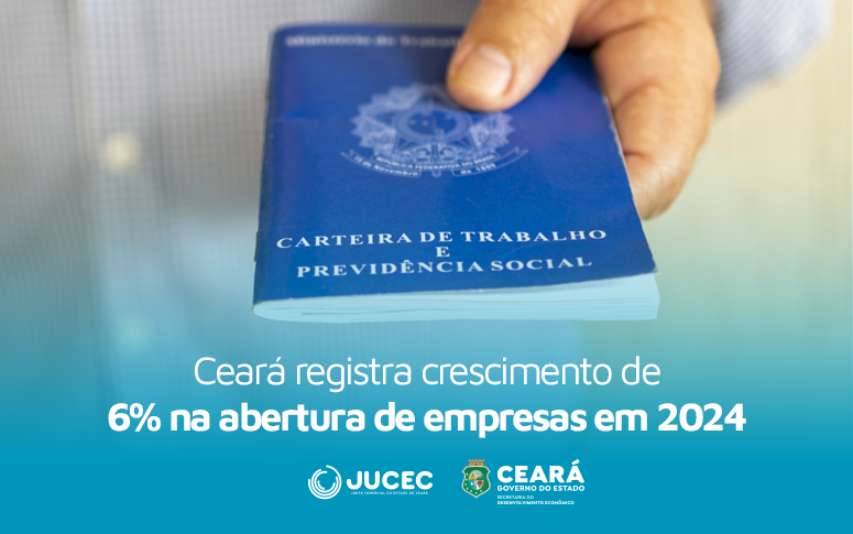 Ceará registra crescimento de 6% na abertura de empresas em 2024