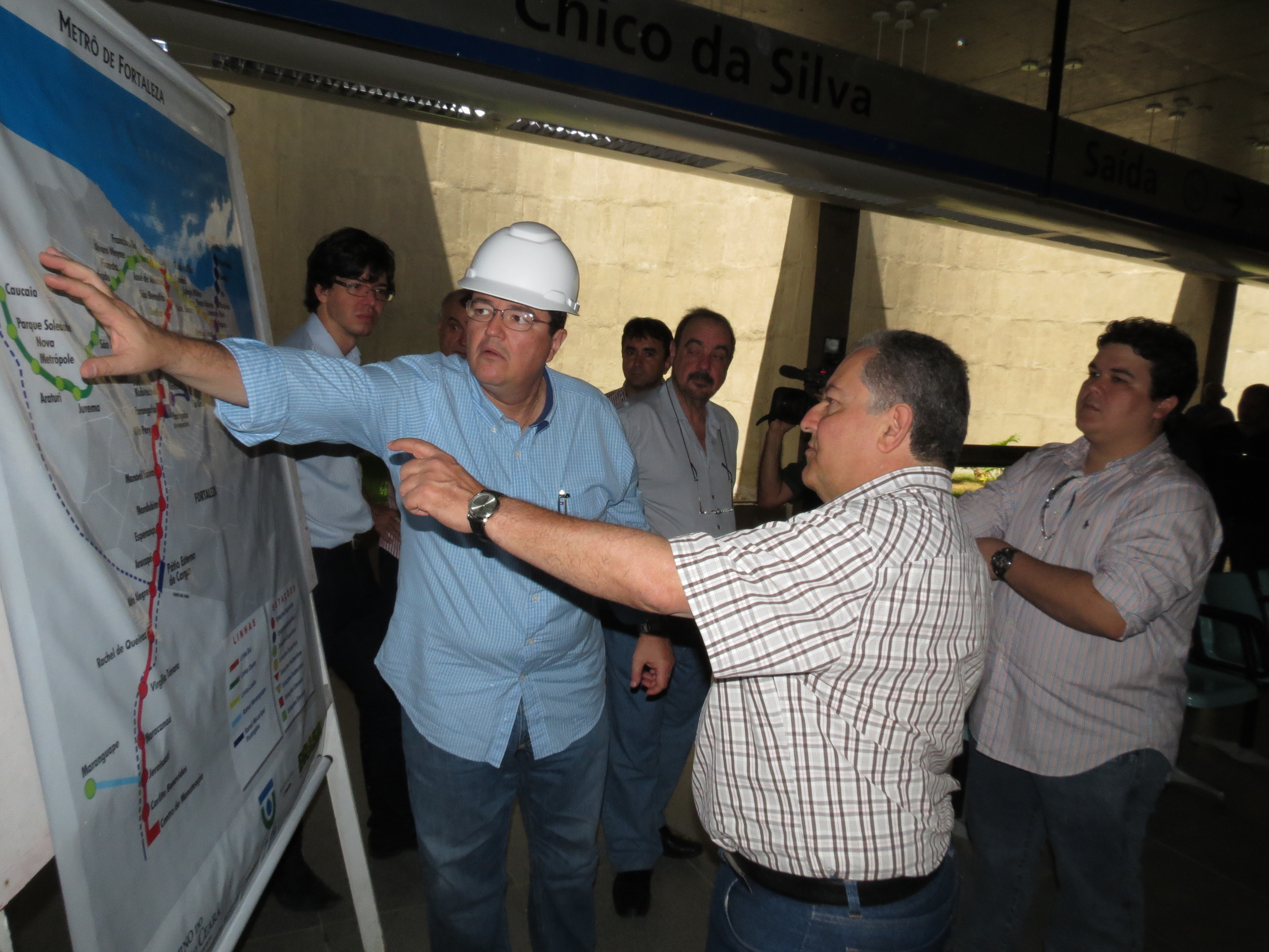 Mineiros conhecem metrô de Fortaleza