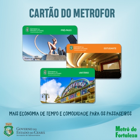 Serviço – Conheça os diferentes tipos de Cartões da Linha Sul do Metrofor