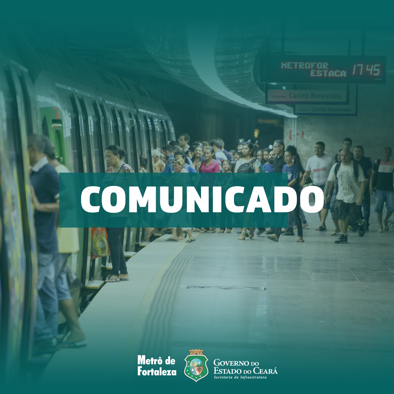 Não haverá operação de trens no dia 1° de maio