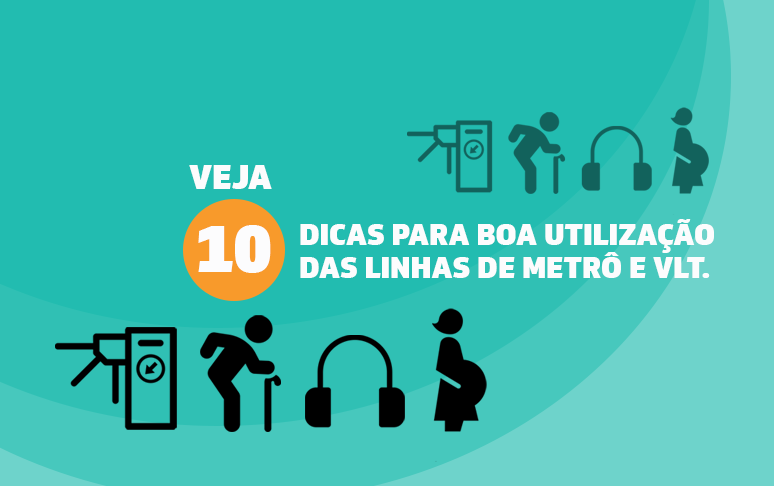 Guia do Passageiro: veja dicas para boa convivência no metrô e VLT
