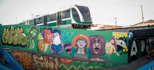 Estação do Metrofor ganha colorido especial