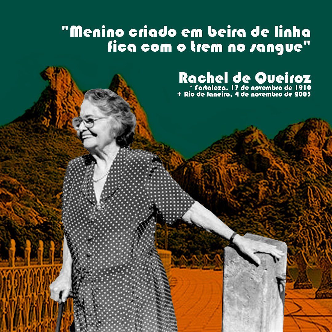 Rachel de Queiroz, escritora que dá nome a estação do Metrofor, completaria hoje 111 anos