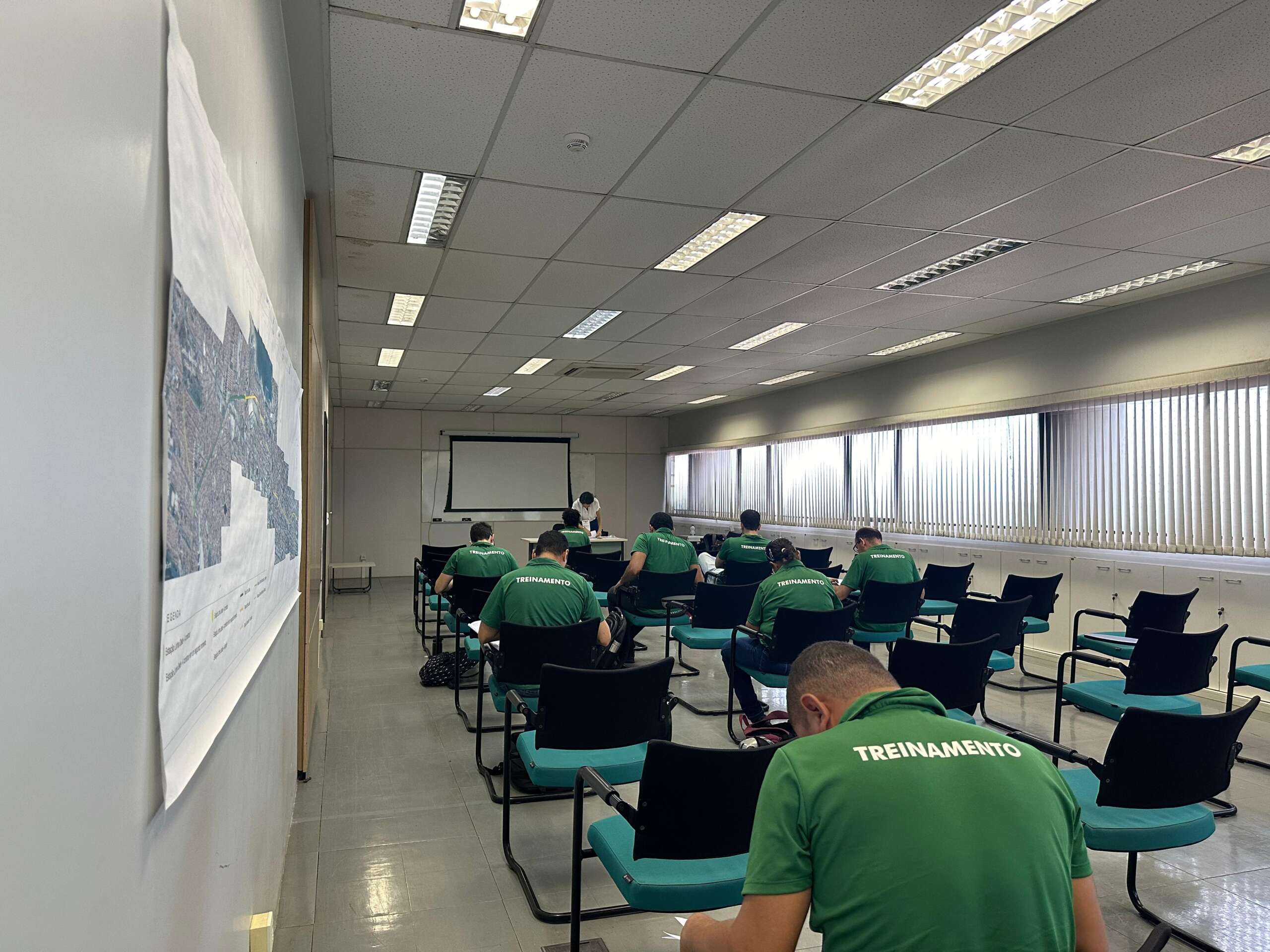 Após aulas práticas e teóricas, recém contratados do Metrofor realizaram prova final