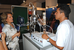Experimentos interativos na I Exposição “Ceará Faz Ciência”