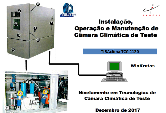 Nutec oferta curso de capacitação sobre a operação e manutenção da câmara climática e aceleradora de ensaios