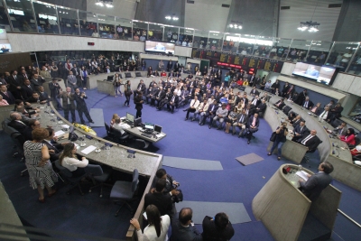Nutec participa da abertura do período legislativo