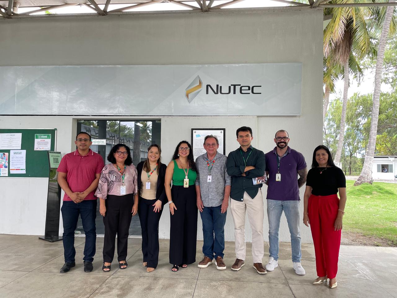 Nutec recebe equipe da SEFAZ-CE para fortalecer parceria em gestão sustentável de resíduos