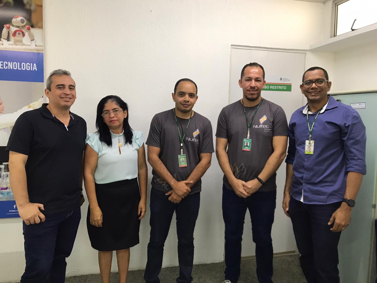 Representantes do IFCE de Maracanaú visitam o Nutec