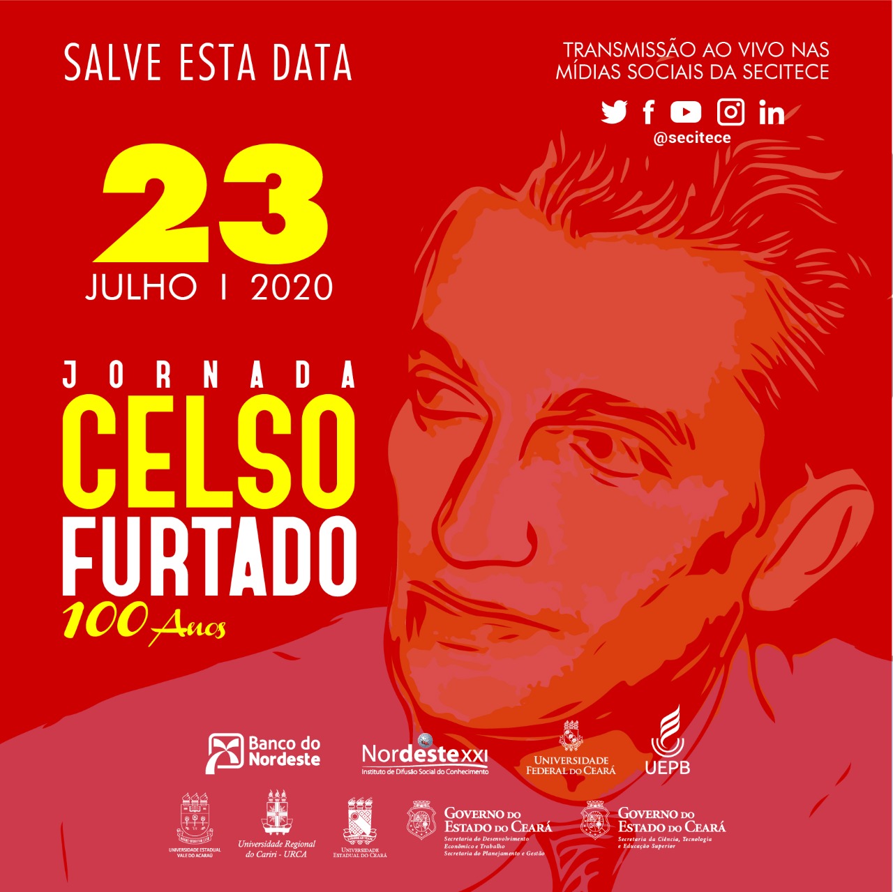 Jornada 100 Anos de Celso Furtado homenageia um dos mais influentes pensadores do século XX