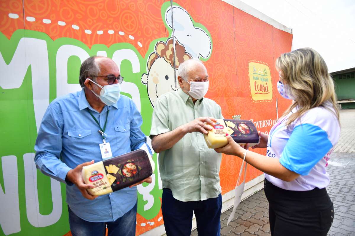 Mais Nutrição doa 800kg de queijo apreendidos em operação da Sefaz