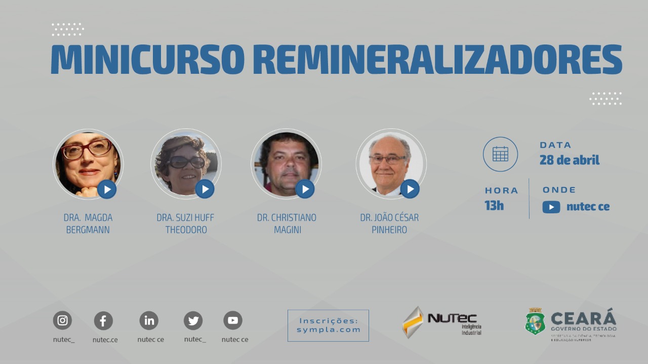 Sustentabilidade: Nutec promove minicurso gratuito sobre remineralizadores