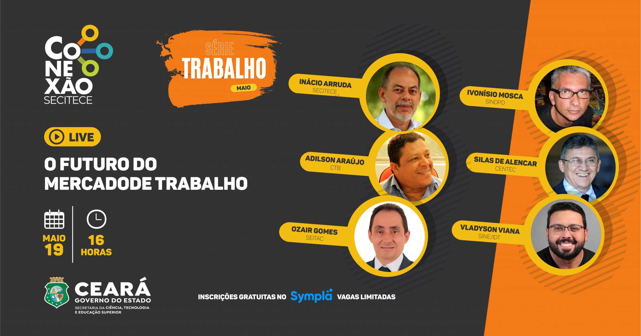 Conexão Secitece: Live vai discutir futuro das relações trabalhistas e novas tendências de mercado