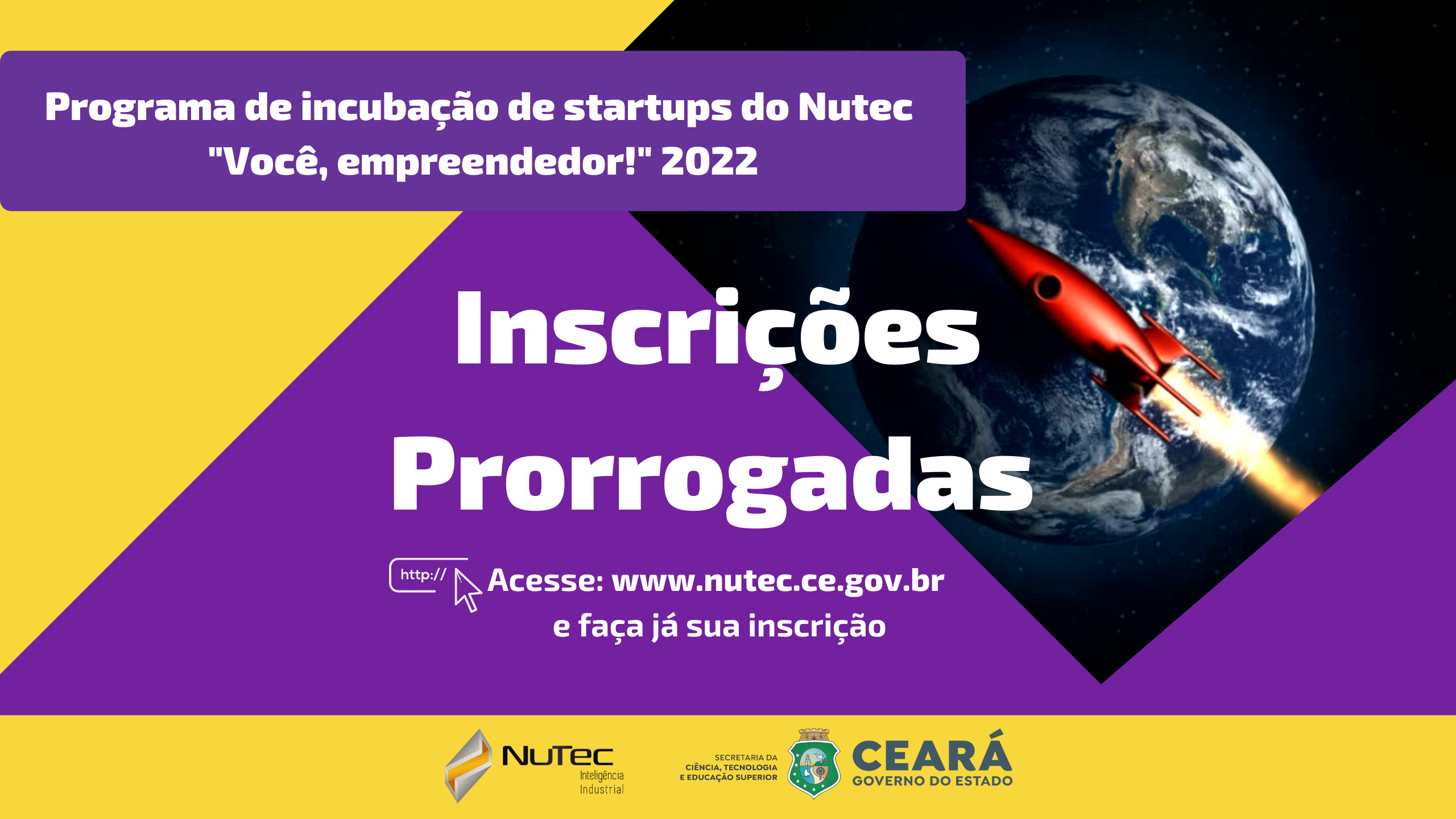 Inscrições para Programa de incubação “Você, Empreendedor!” são prorrogadas