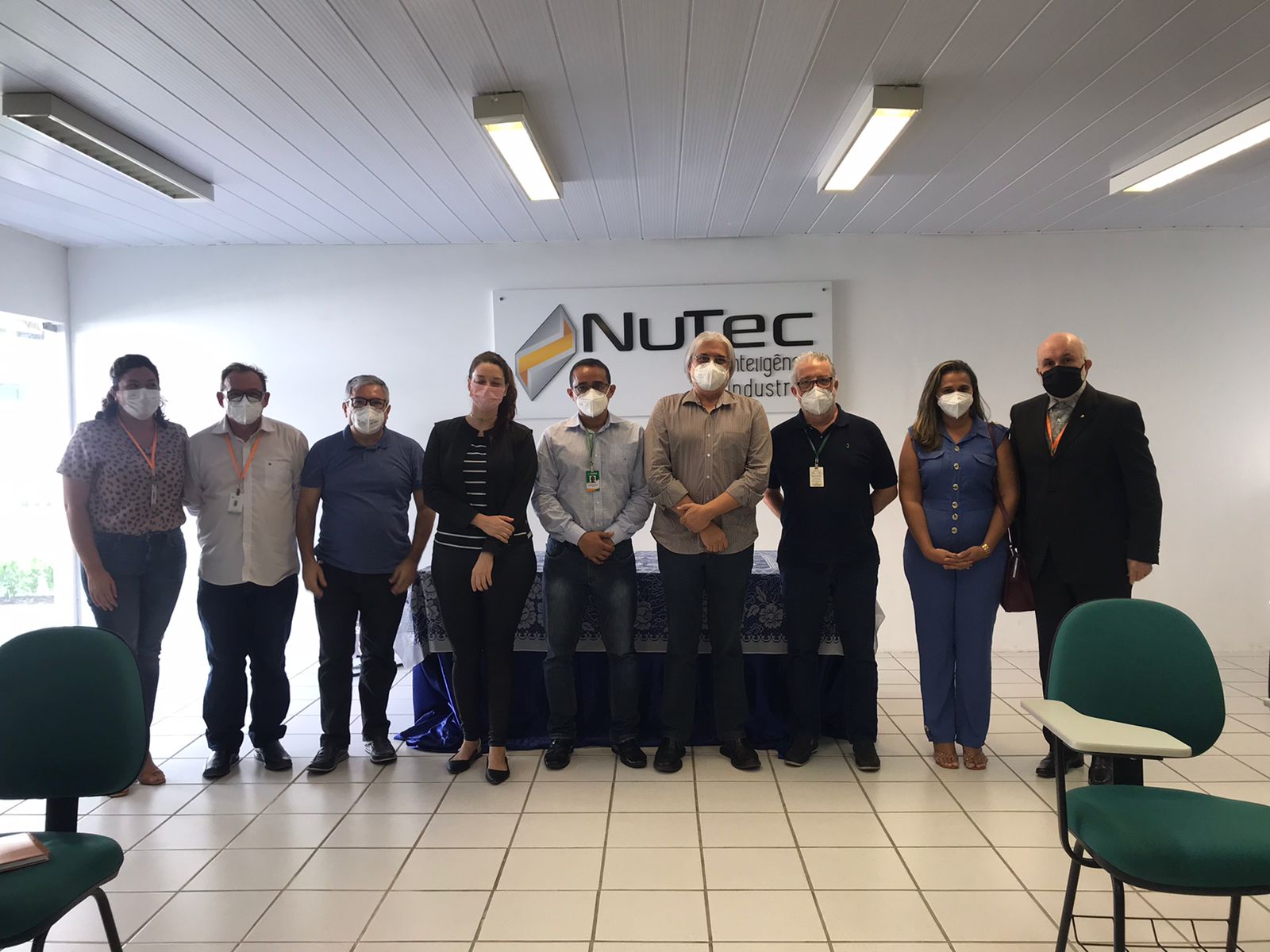 Nutec recebe a visita do Diretor Científico da Funcap