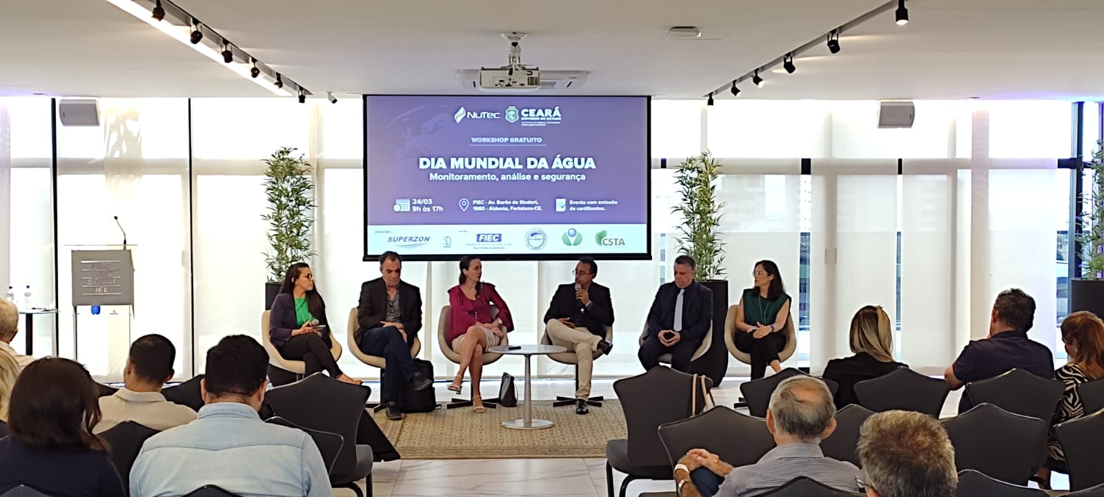 Dia Mundial da água: evento reuniu academia, setor público e iniciativa privada
