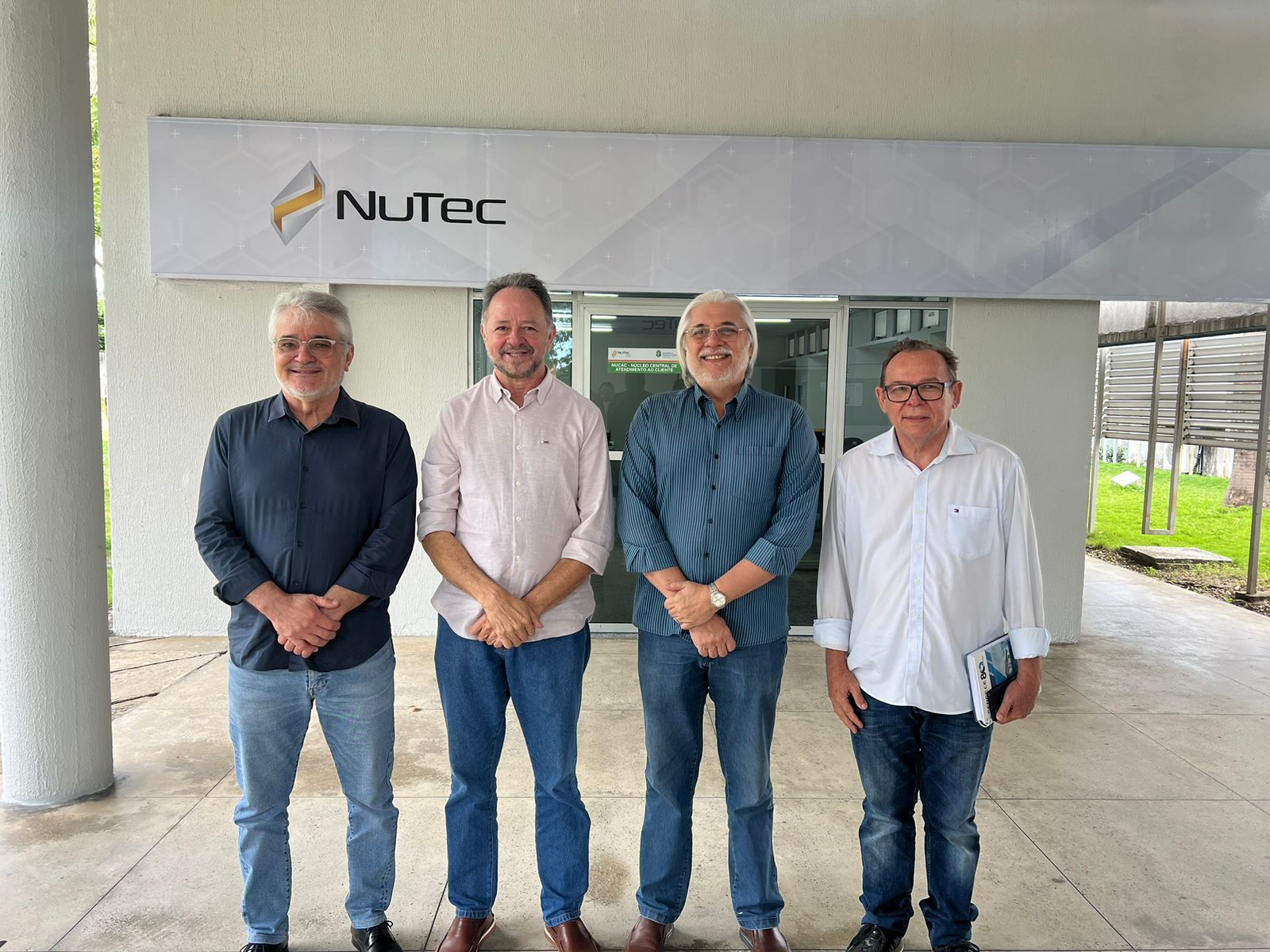 Nutec recebe o presidente do Centec, Acrísio Sena
