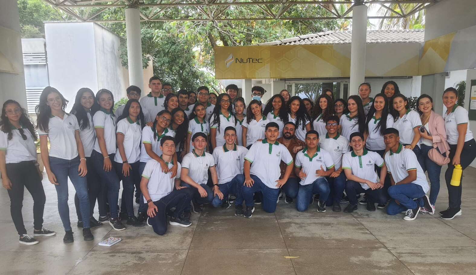 Nutec recebe 45 alunos para visita técnica com foco em inovação e empreendedorismo