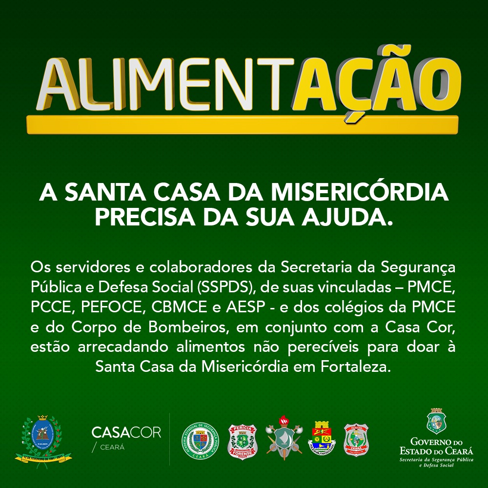 SSPDS se engaja em mais uma campanha solidária e busca arrecadar alimentos para a Santa Casa de Misericórdia