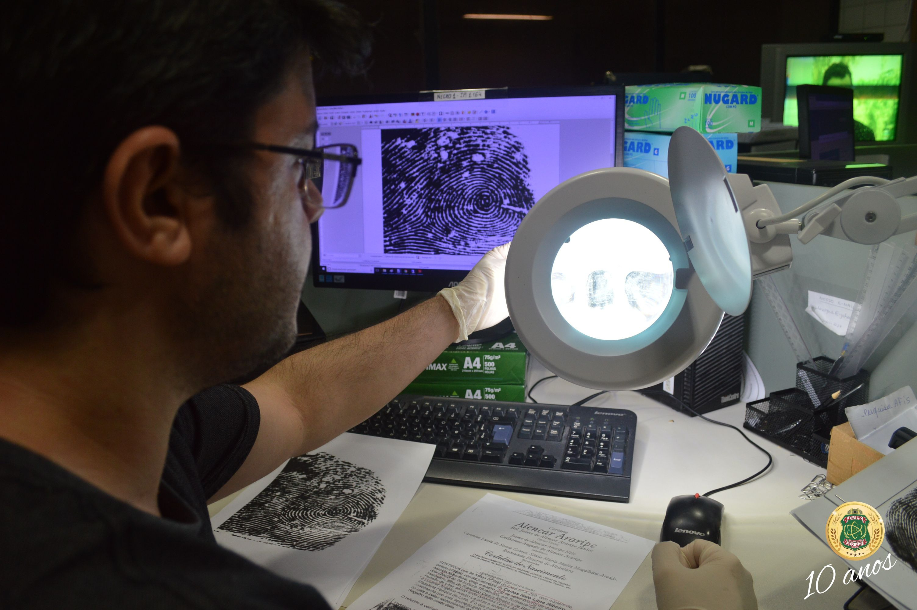 Necropapiloscopia auxilia na identificação de 90% das vítimas que chegam à Pefoce