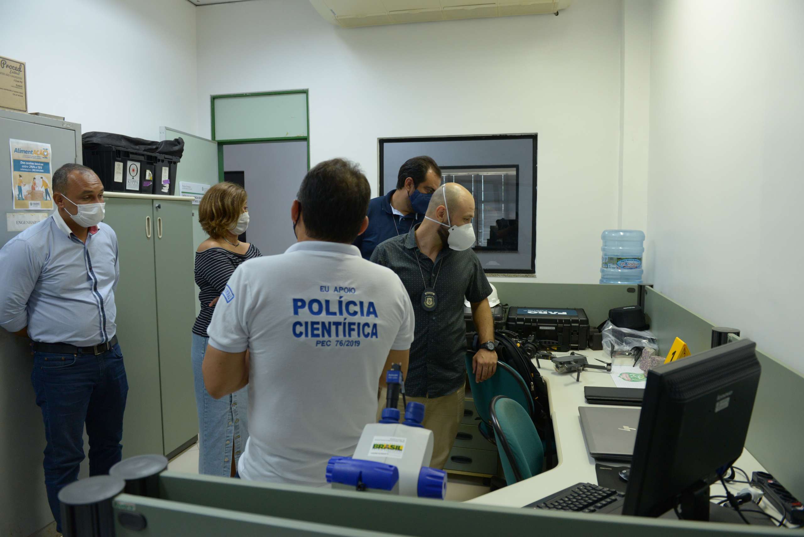 Pefoce recebe visita técnica de peritos engenheiros do ITEP-RN para troca de informações