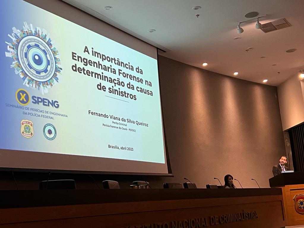 Pefoce é representada no Seminário de Perícias de Engenharia da Polícia Federal