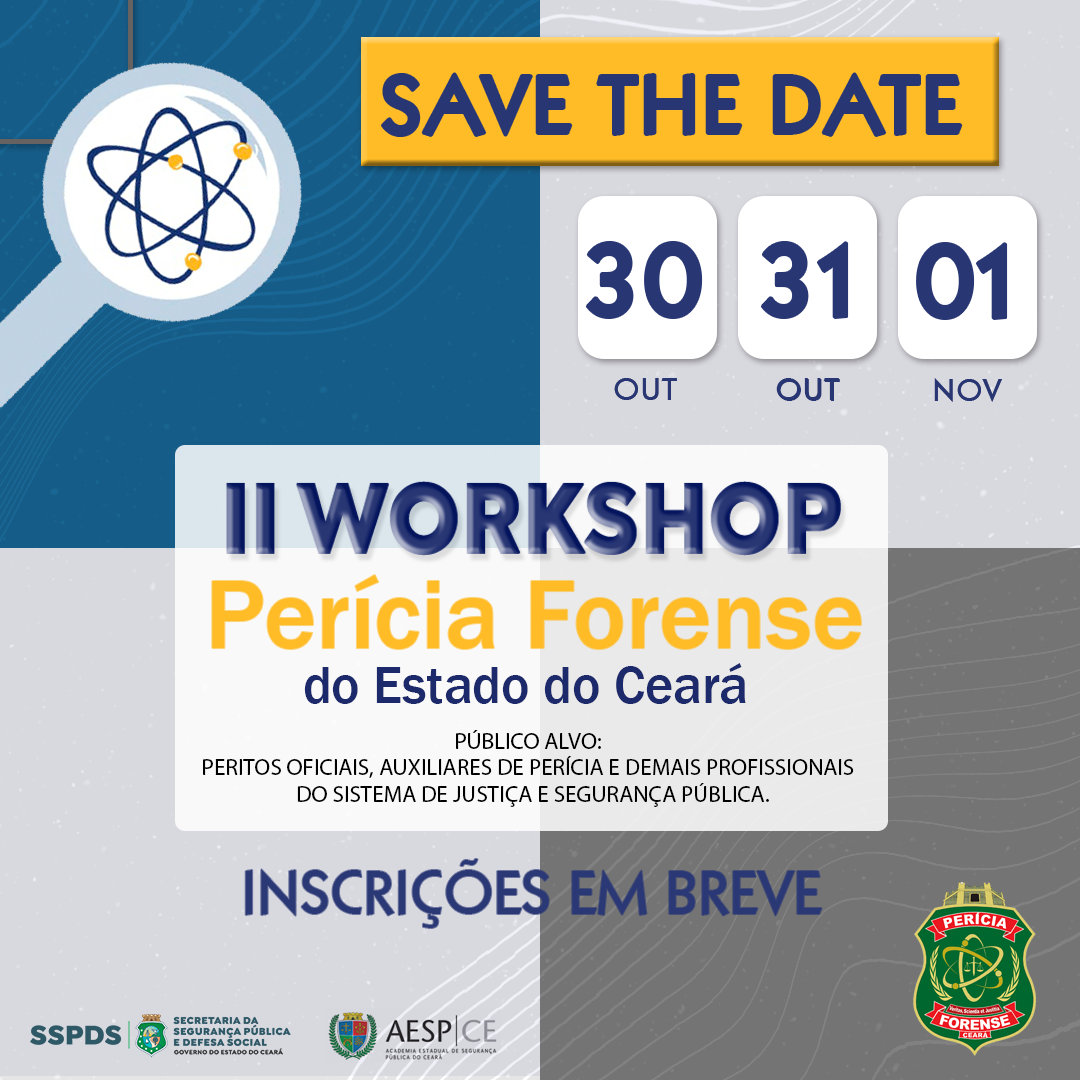 Pefoce realizará II workshop com ênfase no Papel dos Bancos Criminais na Promoção da Justiça e Segurança Pública