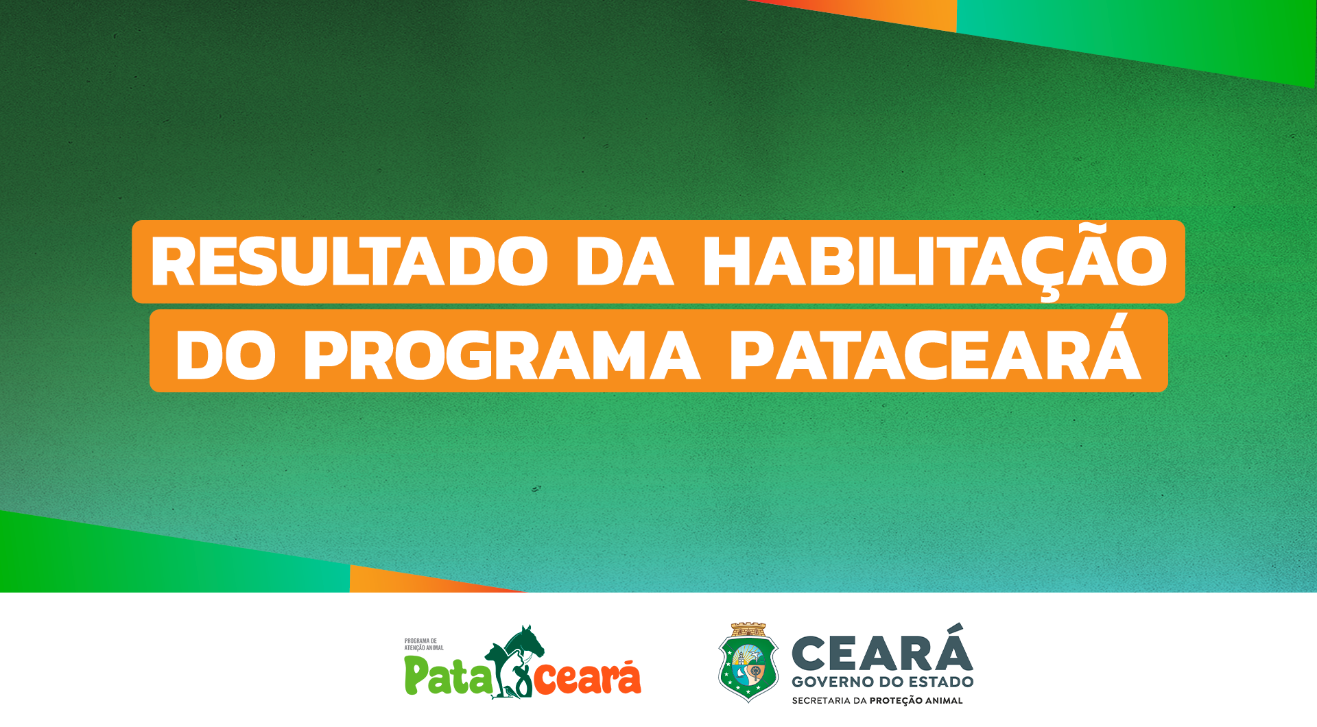 Resultado da habilitação do programa PataCeará