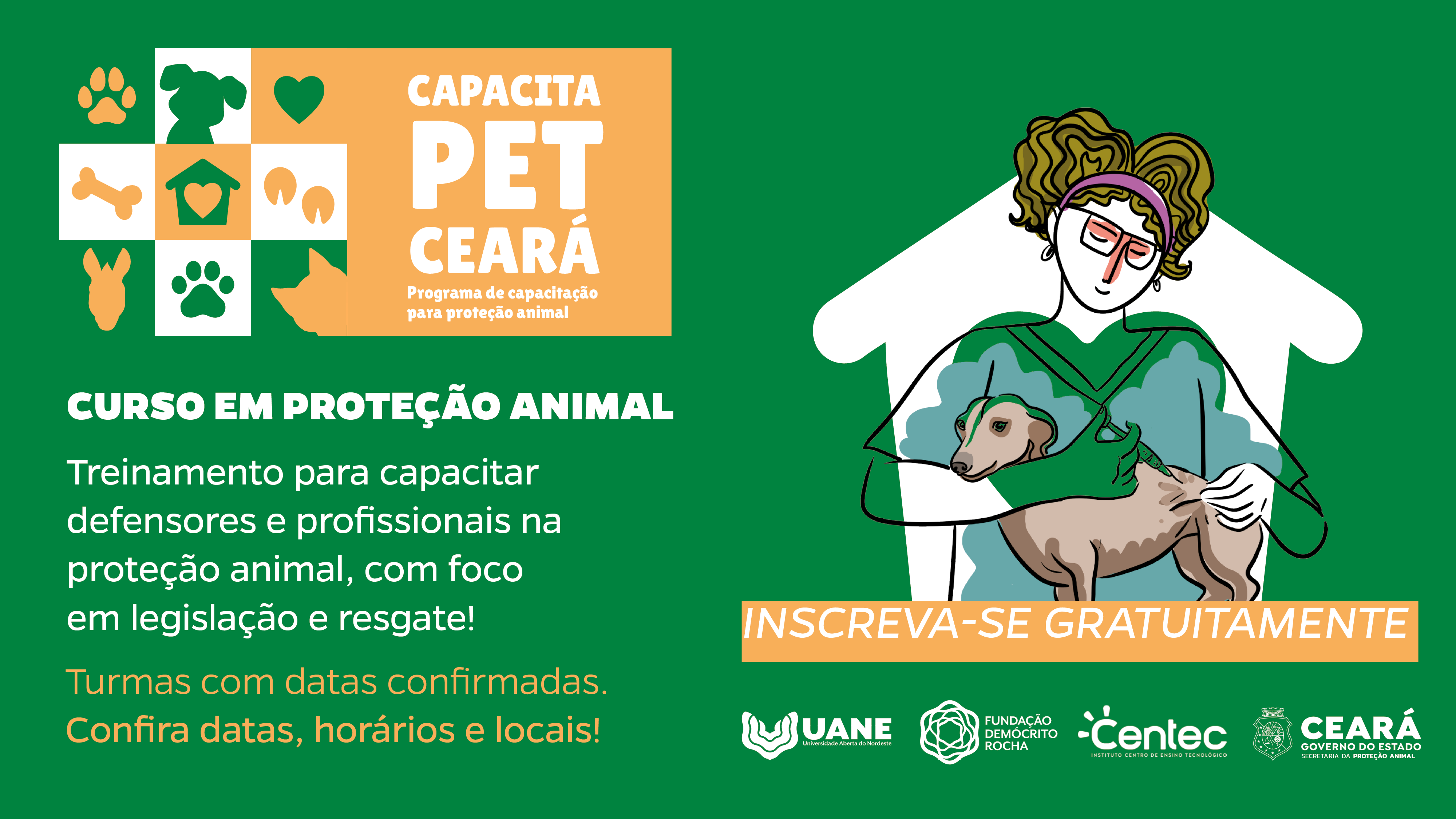 Governo abre novas turmas de agosto para o programa Capacita Pet Ceará