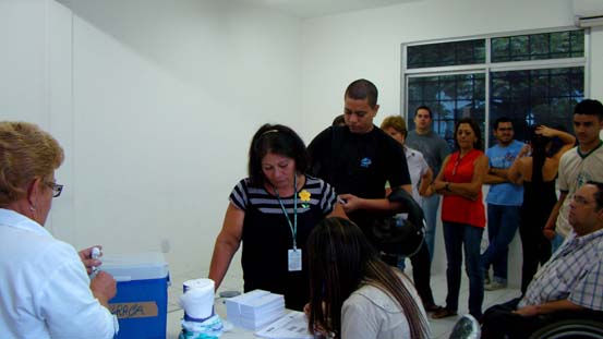 População carcerária do Estado começa a ser vacinada contra gripe suína