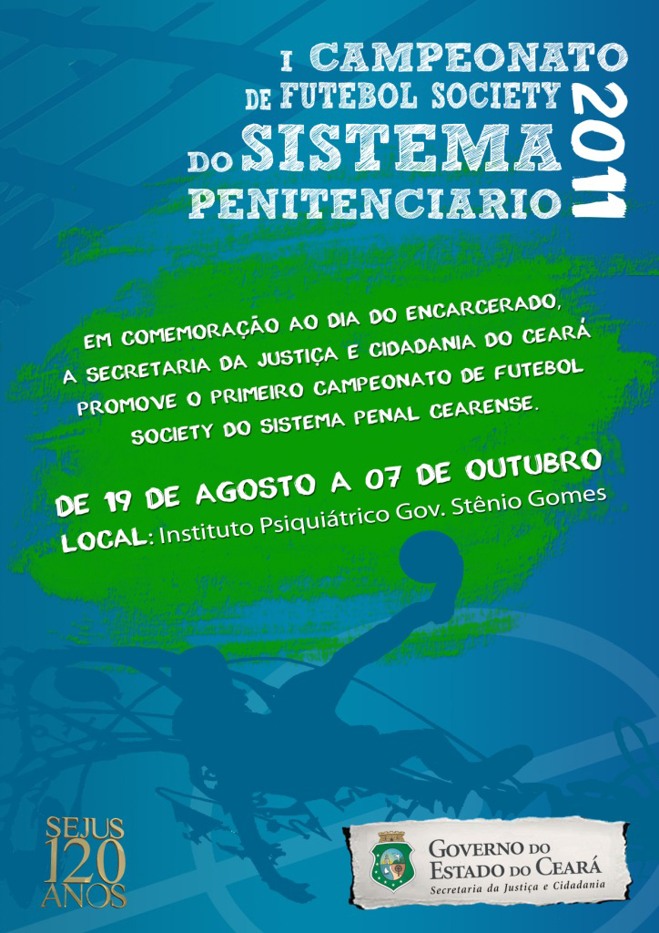 Sejus realiza o I Campeonato de Futebol Society do Sistema Penitenciário