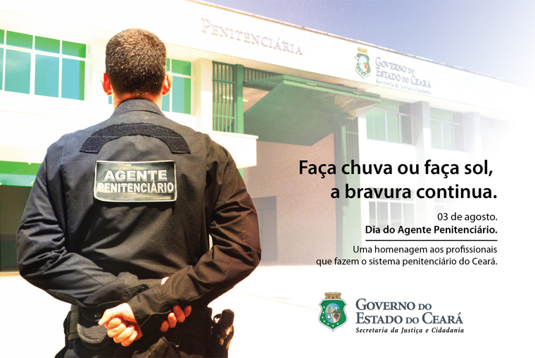 Sejus congratula os profissionais pela passagem do Dia Estadual do Agente Penitenciário