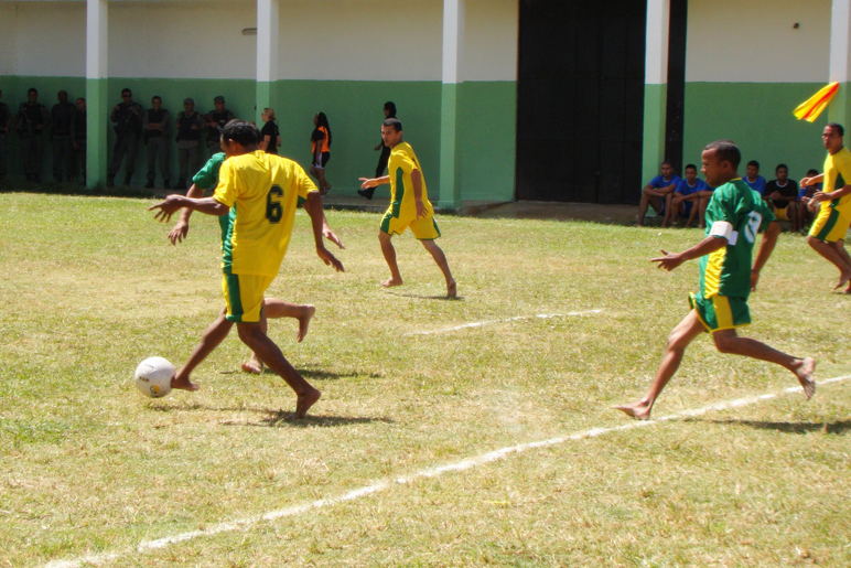 Competição de futebol society encerra Olimpíada Penitenciária