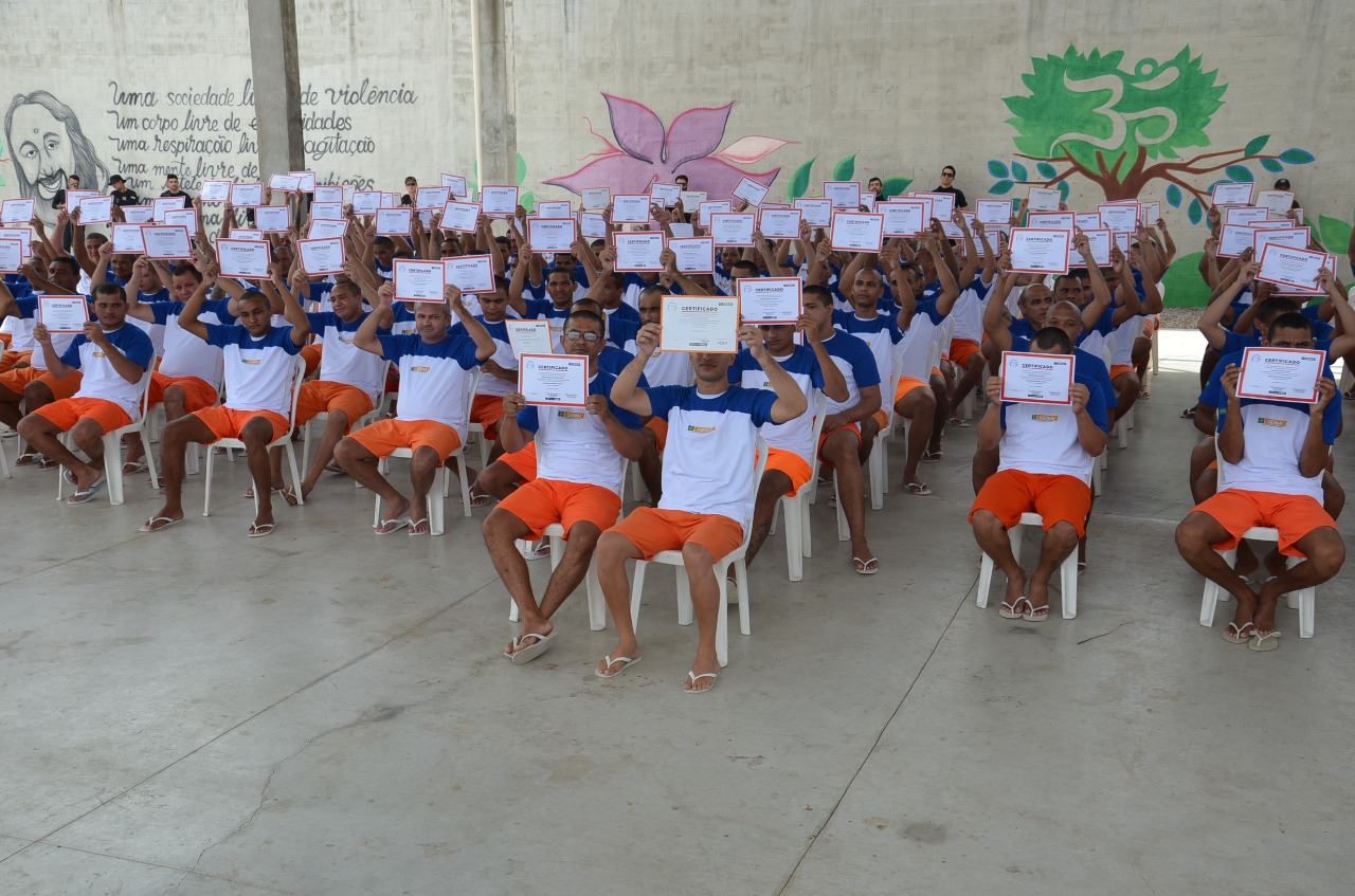 4 mil internos são certificados em cursos do Senai em unidade prisional do Ceará