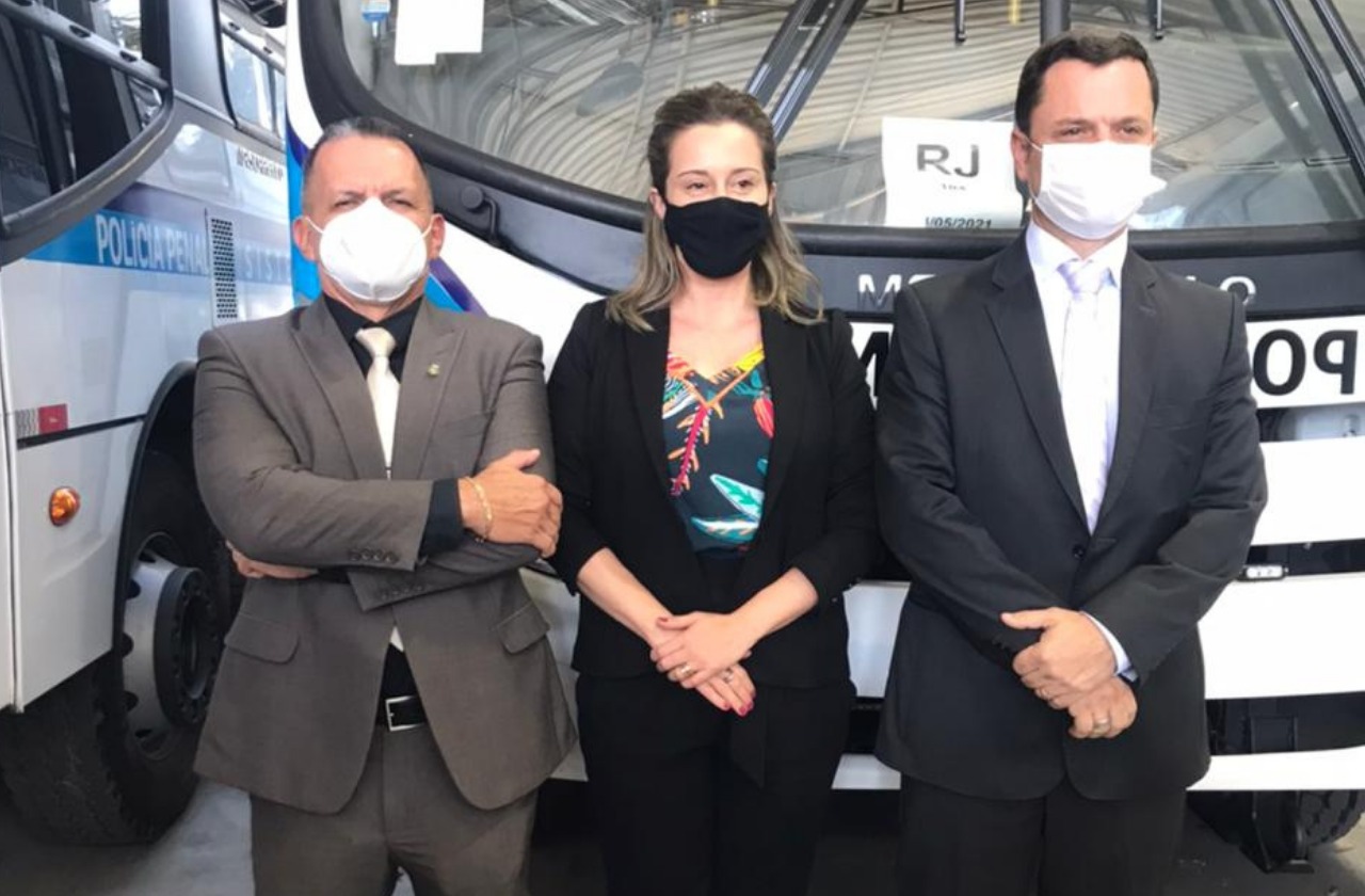 SAP recebe 6 novos ônibus do Departamento Penitenciário Nacional