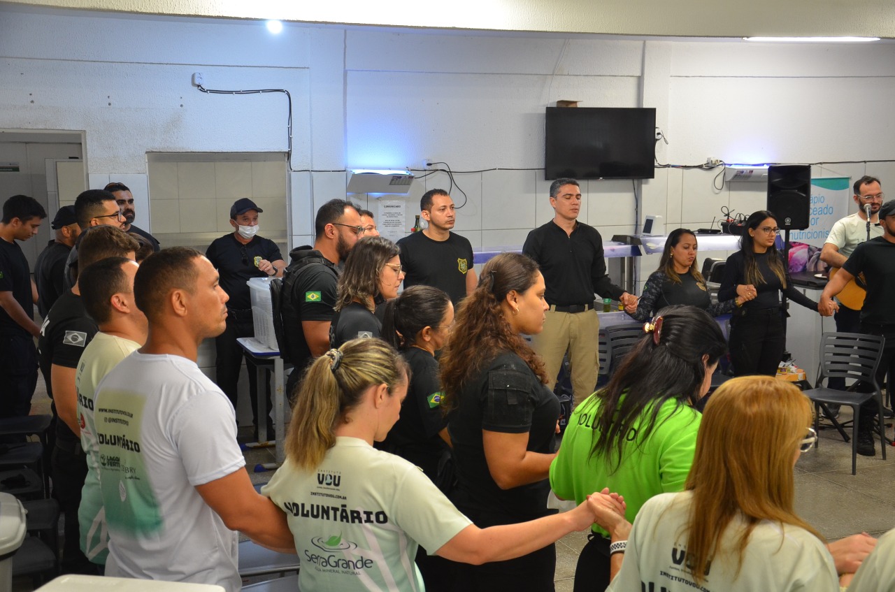 Policiais penais participam de momento ecumênico no Centro de Detenção Provisória (CDP)