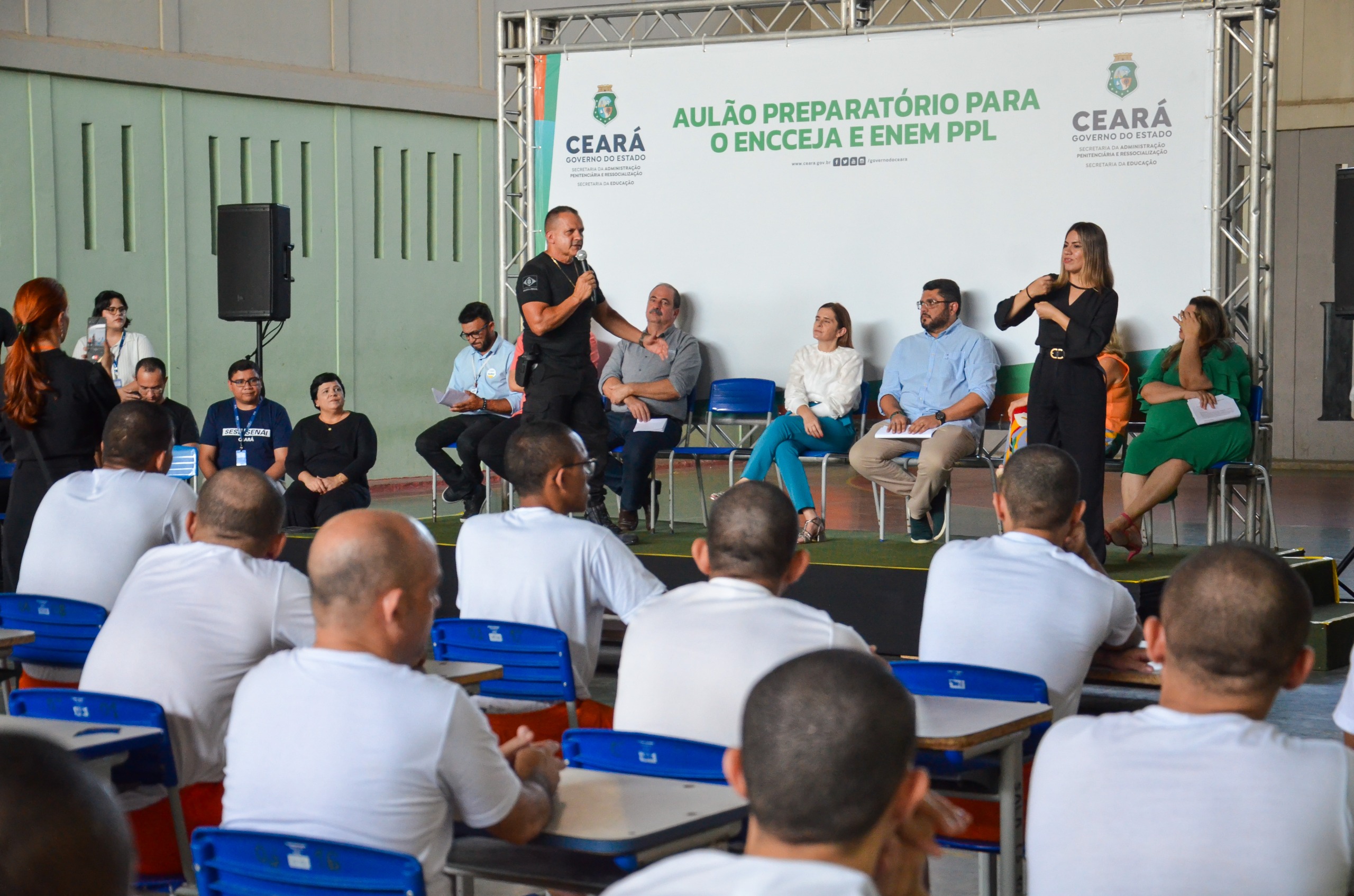 SAP e Seduc iniciam aulões preparatórios para o Encceja e Enem PPL 2023 nas unidades prisionais do Ceará