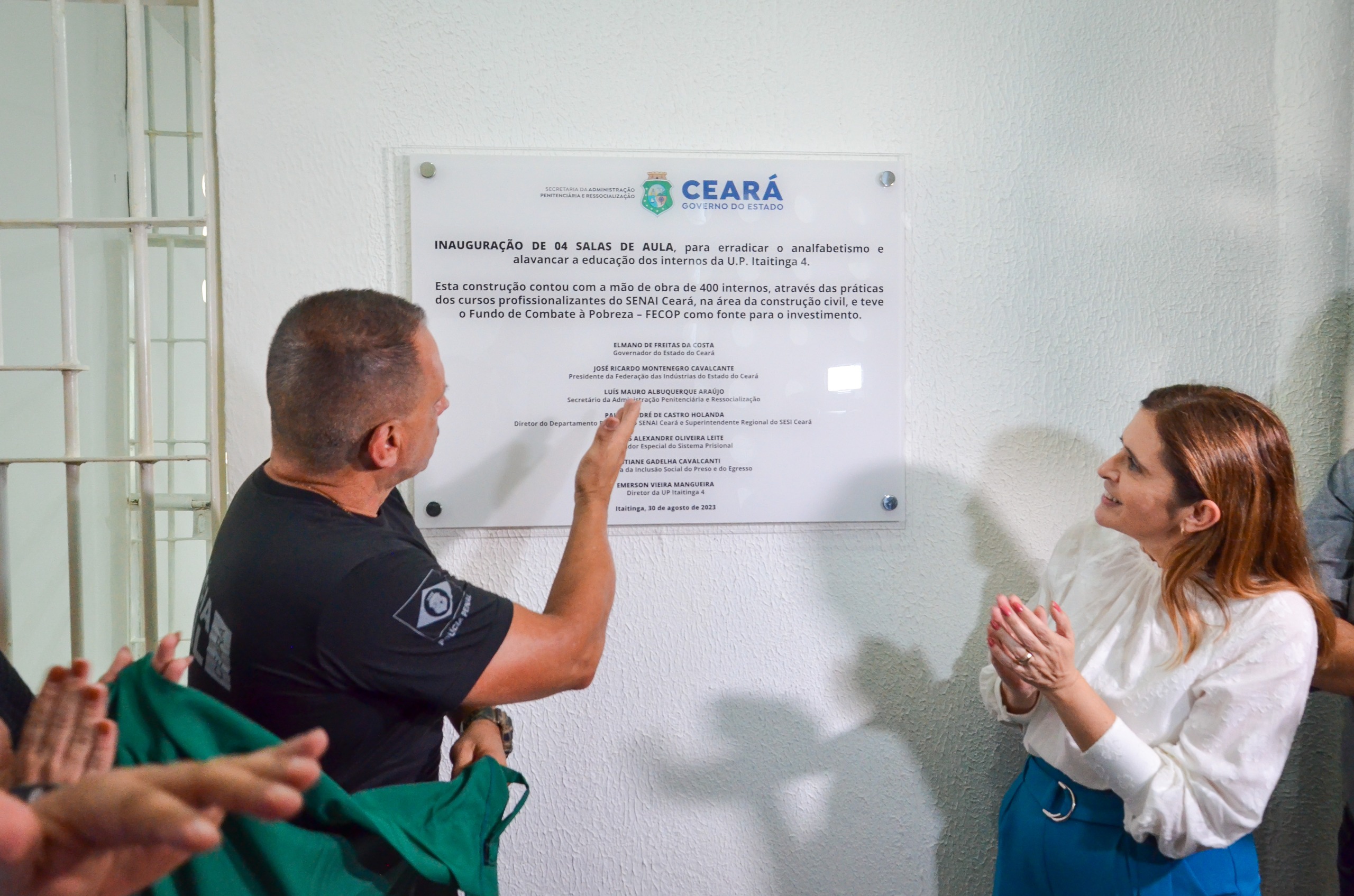 UP-Itaitinga4 inaugura novas salas de aula construídas por internos capacitados pelo Senai