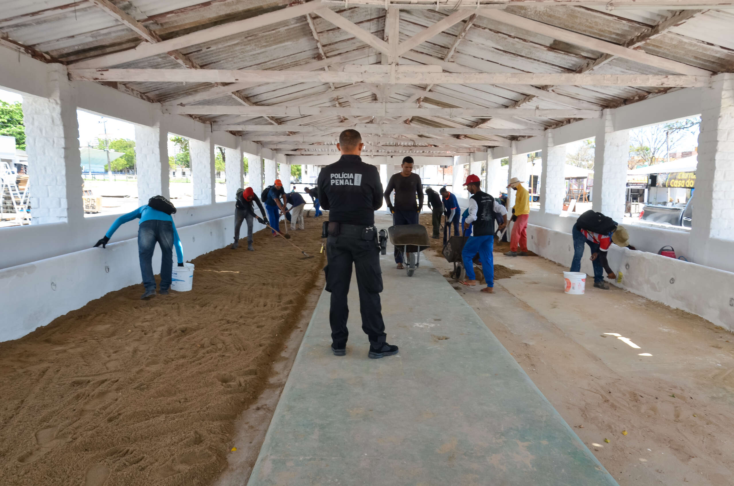 Parque de exposições da Expoece recebe serviços de pessoas egressas do sistema prisional do Ceará