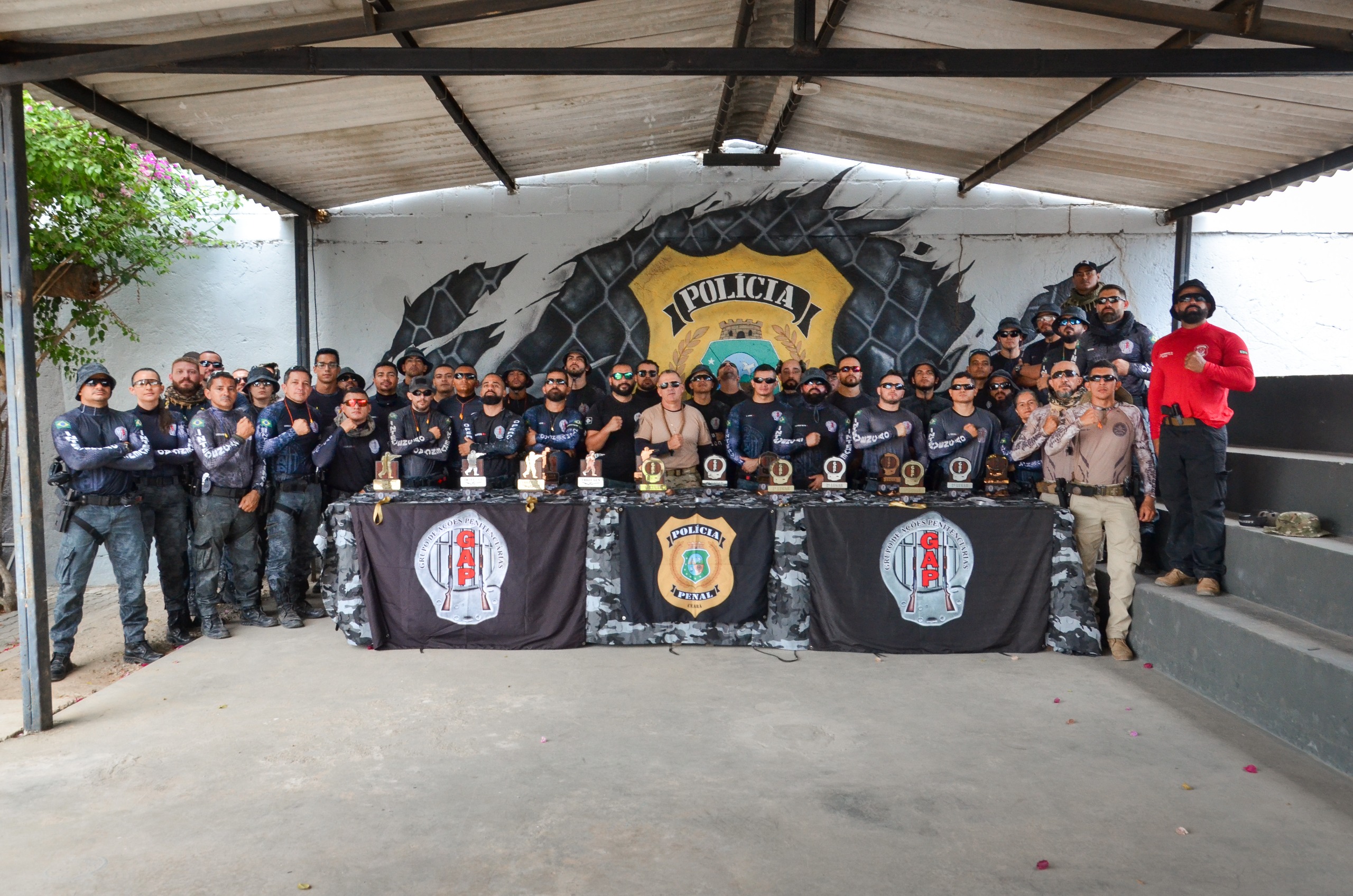 SAP comemora o 16º aniversário do Grupo de Ações Penitenciárias com torneio de tiro e homenagens