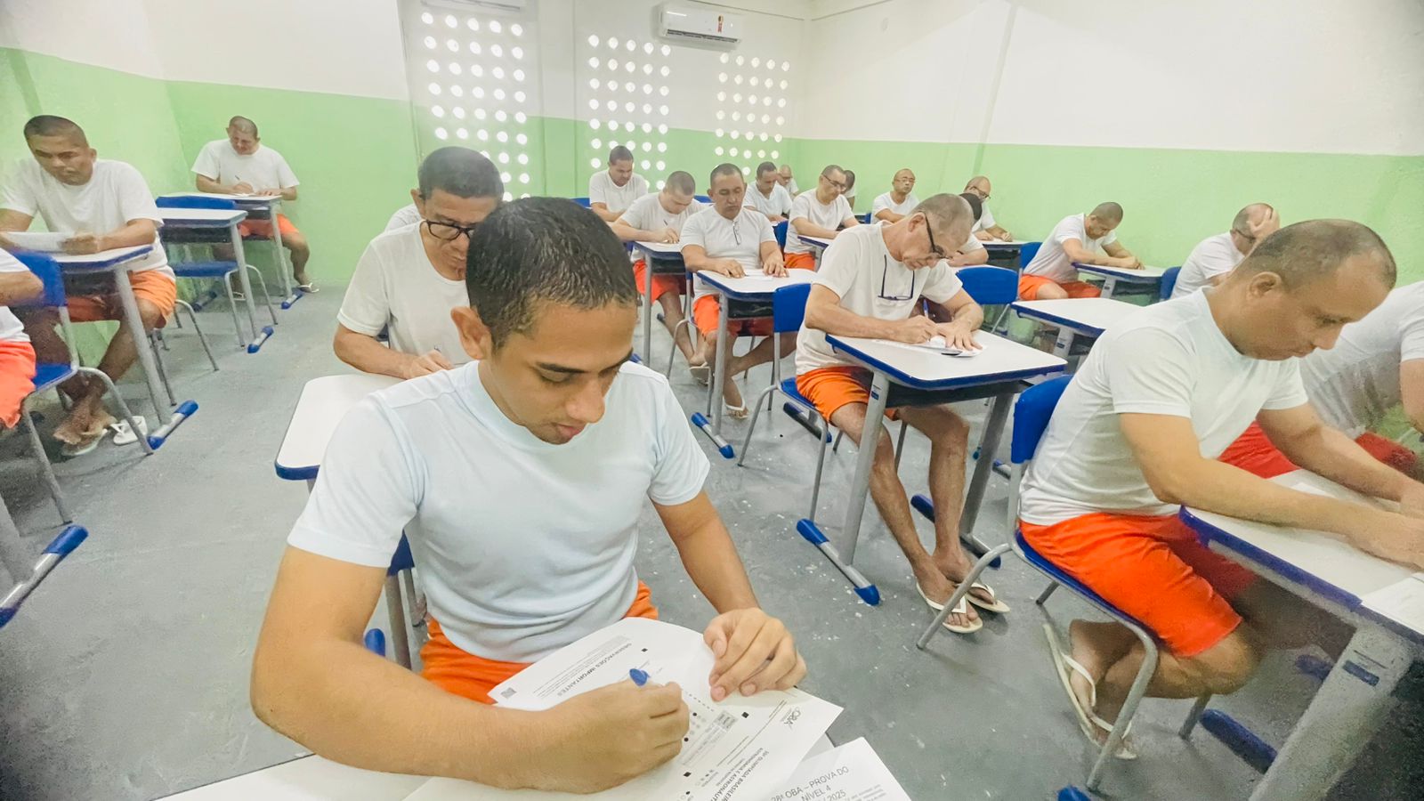 Alunos da Escola Estadual de Educação Profissional para Pessoas Privadas de Liberdade participam da Olimpíada Brasileira de Astronomia e Astronáutica (OBA)