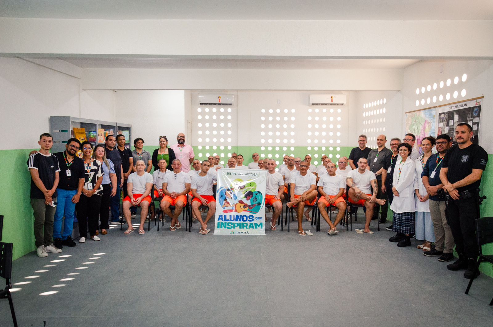 Internos da Escola de Educação Profissional para Pessoas Privadas de Liberdade participam do Festival “Alunos que Inspiram” e utilizam o conhecimento como caminho transformador