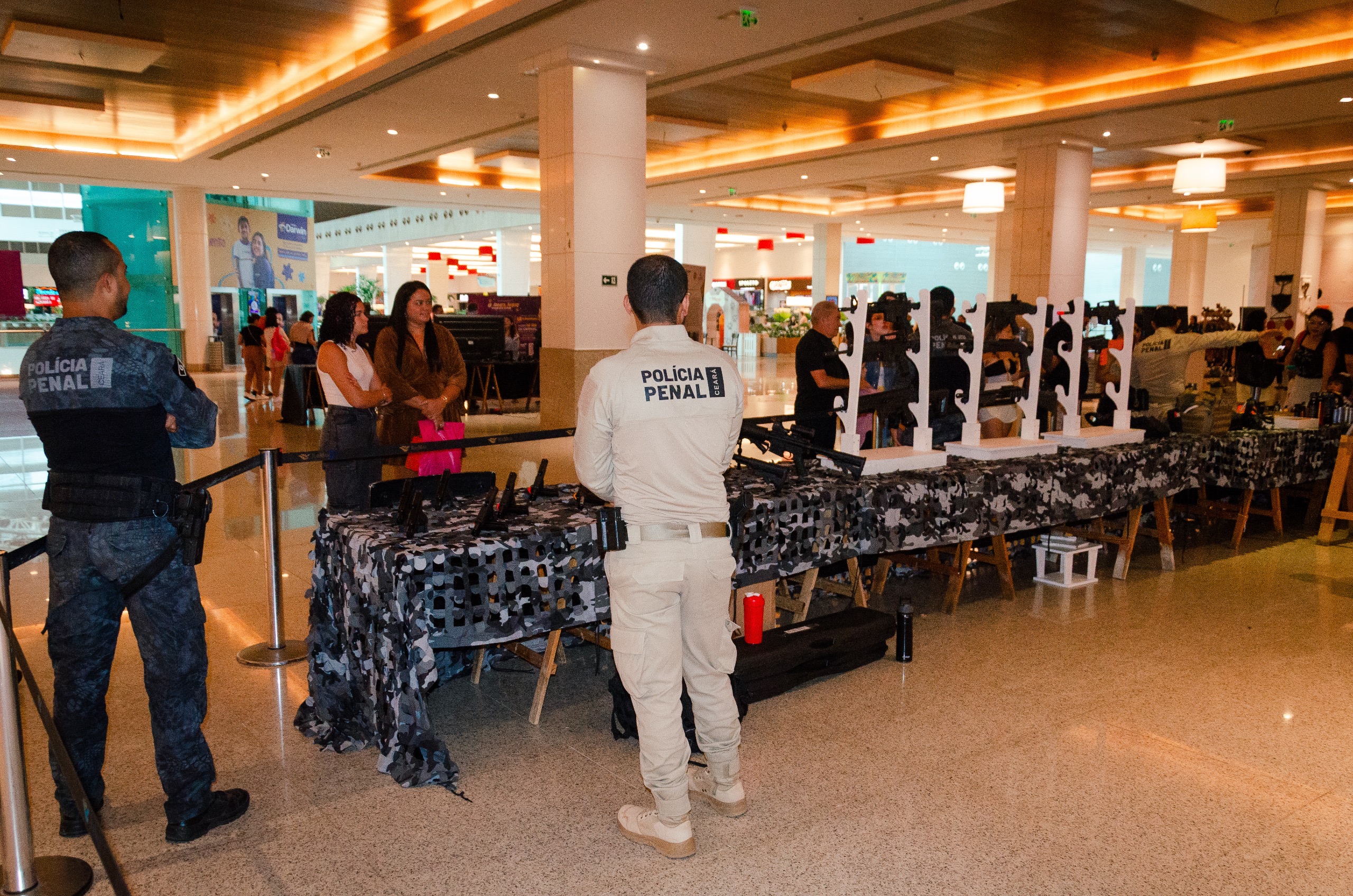 Exposição no Shopping RioMar Papicu dá início às comemorações pelo aniversário de 5 anos da polícia penal cearense