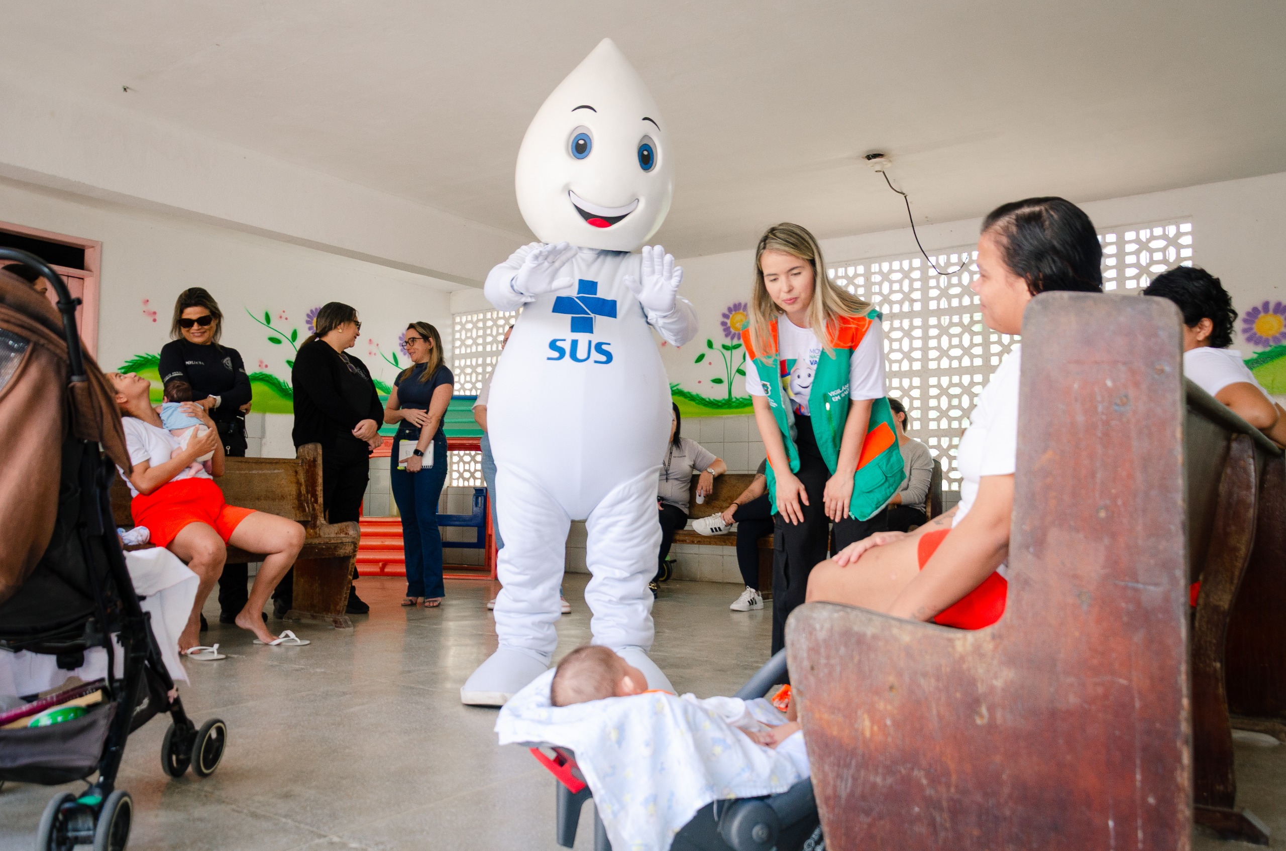 SAP recebe campanha de imunização infantil para mulheres mães privadas de liberdade