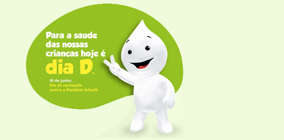 Campanha contra pólio e sarampo será lançada dia 17 de junho